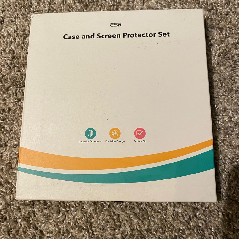 Case and screen protector set